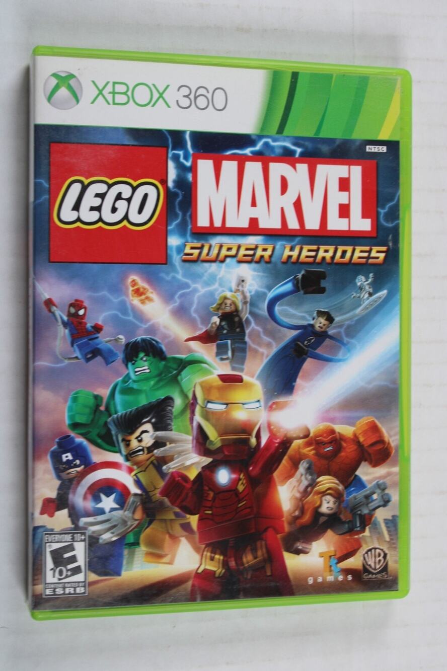 LEGO Marvel Super Heroes Microsoft Xbox 360 Video Game CIB Complete